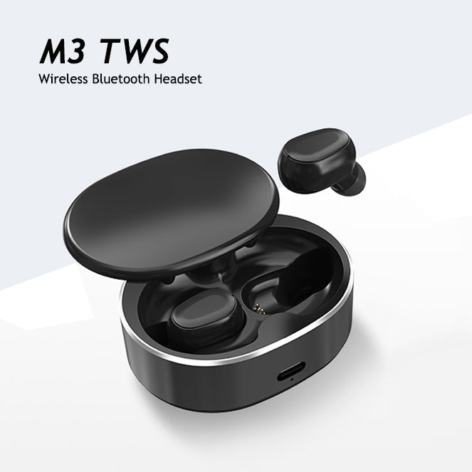 M3 TWS Bluetooth Earphone Wireless Sports Headphone