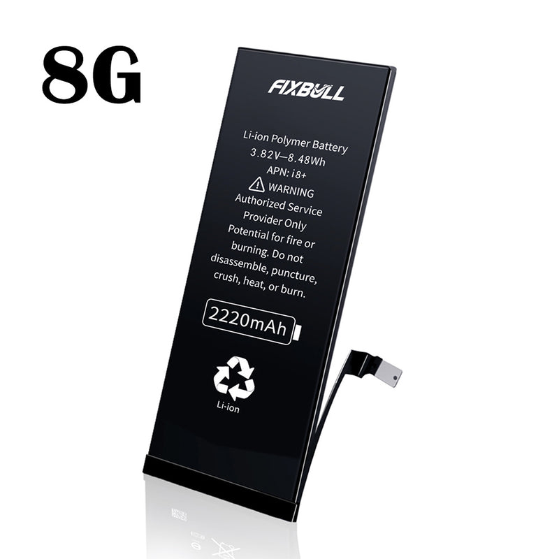 Battery Replacement for iPhone 8 - FIXBULL - High Capacity 2220mAh