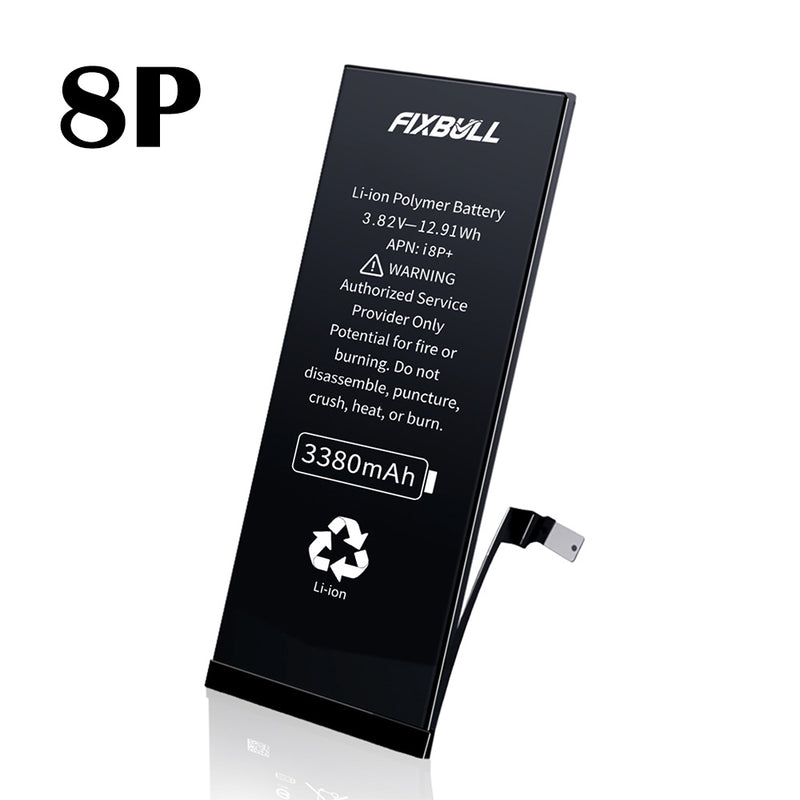 Battery Replacement for iPhone 8 Plus - FIXBULL - High Capacity 3380mAh